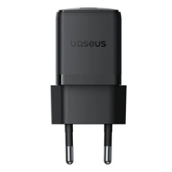 Baseus Wall Charger Palm (P10111602113 01) Fast Charger, with Type C to Type C Cable, USB C, PD 20W, 5V/3.0A, 1m Cluster Black Baseus Wall Charger Palm (P10111602113 01) Fast Charger, with Type C to Type C Cable, USB C, PD 20W, 5V/3.0A, 1m Cluster Black
