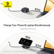 Baseus Magnetic Wireless Charger PicoGo (P10276800123 00) 2in1 Fast Charger, Type C to Type C Cable, 67W Cosmic Black Baseus Magnetic Wireless Charger PicoGo (P10276800123 00) 2in1 Fast Charger, Type C to Type C Cable, 67W Cosmic Black