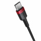 Baseus (2 pack) Data Cable Cafule (P10318306003 00) Type C to Type C, Fast Charging, 100W, 5A, 1m Black/Red, Black/Grey Baseus (2 pack) Data Cable Cafule (P10318306003 00) Type C to Type C, Fast Charging, 100W, 5A, 1m Black/Red, Black/Grey
