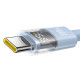 Baseus Data Cable Display 2 (P10382702311 00) Fast Charging, Type C to Type C, Digital Display, 100W, 1m Galaxy Blue Baseus Data Cable Display 2 (P10382702311 00) Fast Charging, Type C to Type C, Digital Display, 100W, 1m Galaxy Blue