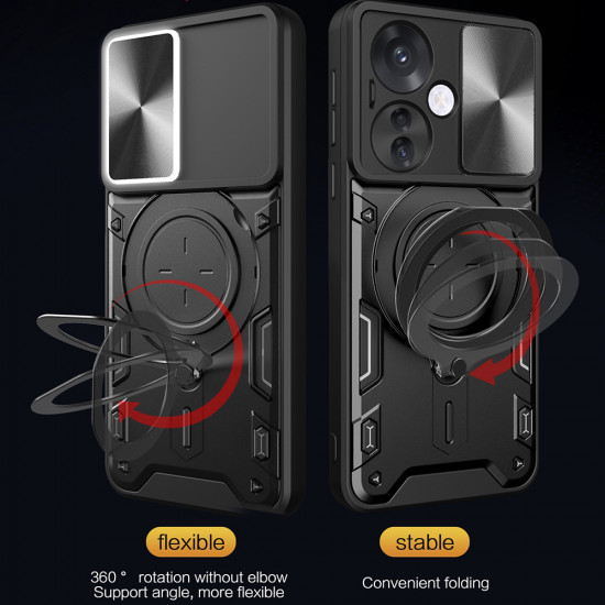 Techsuit CamGuard Pro Oppo Reno13 F 4G / Reno13 F 5G / Reno13 FS 5G Black