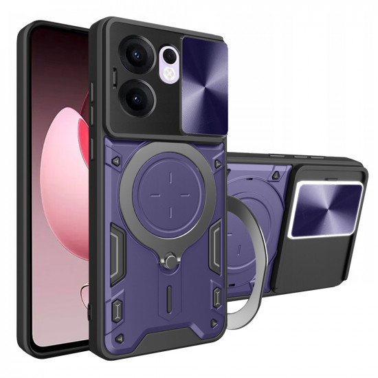 Techsuit CamGuard Pro Oppo Reno13 F 4G / Reno13 F 5G / Reno13 FS 5G Purple Techsuit CamGuard Pro Oppo Reno13 F 4G / Reno13 F 5G / Reno13 FS 5G Purple
