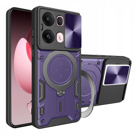 Techsuit CamGuard Pro Oppo Reno13 Pro Purple