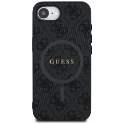 Guess 4G Ring Classic Logo MagSafe (GUHMPSE4G4GFRK) iPhone 16e Black