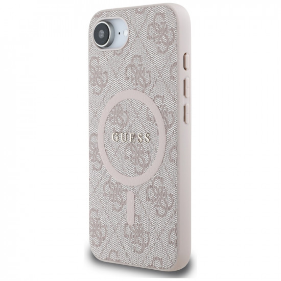 Guess 4G Ring Classic Logo MagSafe (GUHMPSE4G4GFRP) iPhone 16e Pink