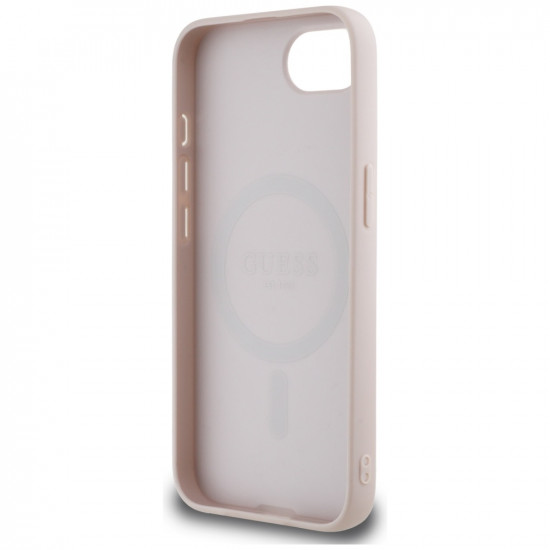 Guess 4G Ring Classic Logo MagSafe (GUHMPSE4G4GFRP) iPhone 16e Pink