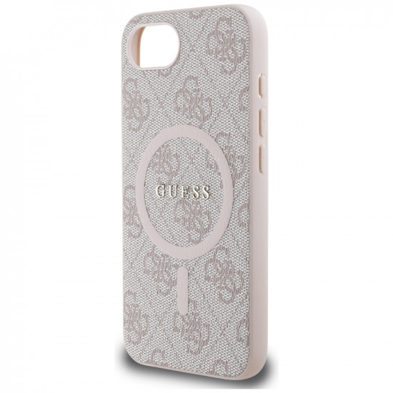 Guess 4G Ring Classic Logo MagSafe (GUHMPSE4G4GFRP) iPhone 16e Pink