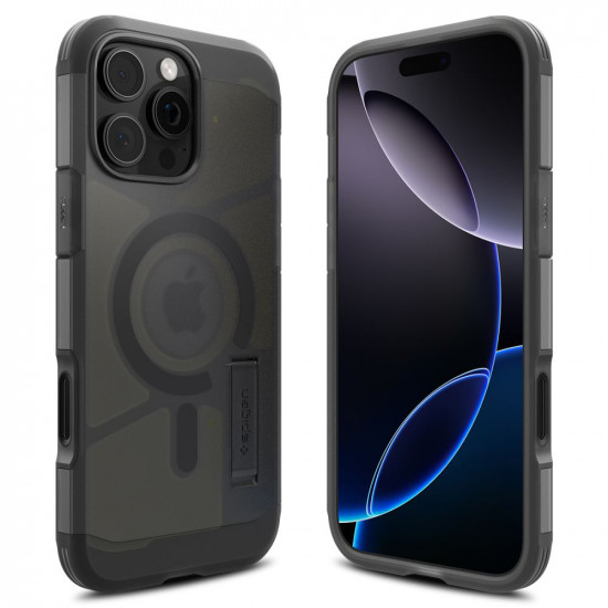 Spigen Tough Armor MagSafe iPhone 16 Pro Max Frost Black Spigen Tough Armor MagSafe iPhone 16 Pro Max Frost Black