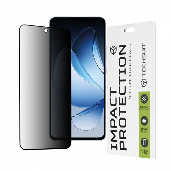 Techsuit 111D Privacy FullΒ Glue Oppo Reno13 Black
