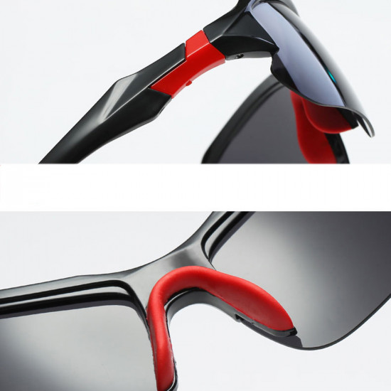 Techsuit Bike Glasses (9301) for Cycling and Sport Outdoor Activities, with UV Protection, Unisex Black Techsuit Bike Glasses (9301) for Cycling and Sport Outdoor Activities, with UV Protection, Unisex Black