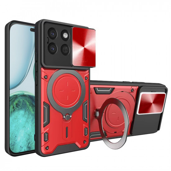 Techsuit CamGuard Pro Honor X8c Red Techsuit CamGuard Pro Honor X8c Red