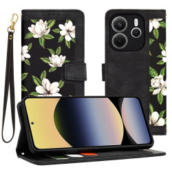 Techsuit FlipCraft Xiaomi Redmi Note 14 4G (164,84 x 78,15 x 8,16mm) Flowers of the Dawn