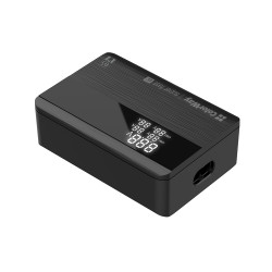 ColorWay Charger Cable Adapter (CW CHS040PD BK) 2xUSB QC, 2xType C PD3.0 PPS, Huawei FCP, VOOC, 65W, LED Display Black ColorWay Charger Cable Adapter (CW CHS040PD BK) 2xUSB QC, 2xType C PD3.0 PPS, Huawei FCP, VOOC, 65W, LED Display Black
