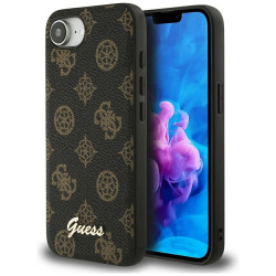 Guess Peony Script MagSafe (GUHMPSE4PGPYSK) iPhone 16e Black