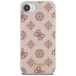 Guess Peony Script MagSafe (GUHMPSE4PGPYSW) iPhone 16e Brown
