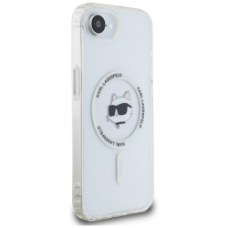 Karl Lagerfeld IML MagSafe (KLHMPSE4HLSCHH) iPhone 16e White Choupette`s Head