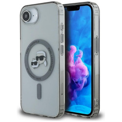 Karl Lagerfeld IML MagSafe (KLHMPSE4HLSKCK) iPhone 16e Metal Karl&Choupette Head