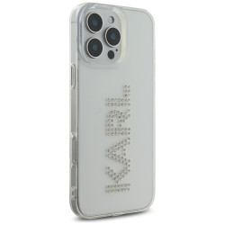 Karl Lagerfeld IML Rhinestones (KLHCP16LHKLSTDCT) iPhone 16 Pro Transparent Logo