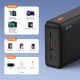 Baseus Power Bank Airpow (P10022804113 00) USB, Type C, Micro USB, 20W, 20000mAh Black Baseus Power Bank Airpow (P10022804113 00) USB, Type C, Micro USB, 20W, 20000mAh Black