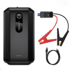 Baseus Jump Starter Super Energy Air (C00245501113 00) with Power Bank, 10000mAh, 1000A, USB, Type C Cluster Black