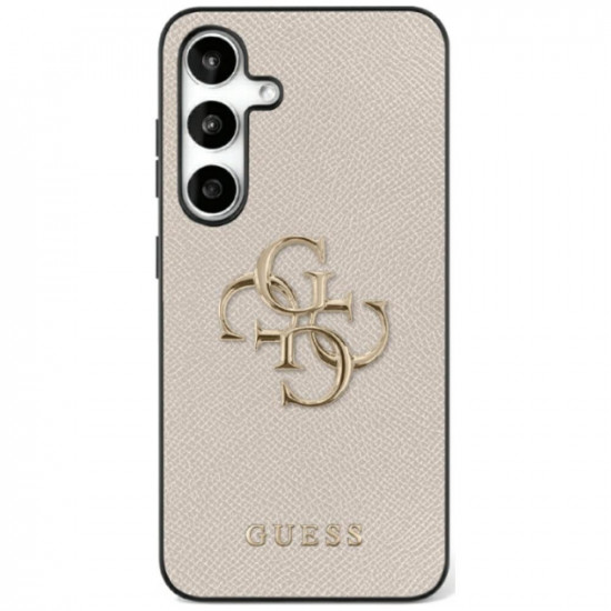 Guess Case Grained Big 4G Logo Small Classic Logo for Samsung Galaxy S25 Ultra beige Guess Case Grained Big 4G Logo Small Classic Logo for Samsung Galaxy S25 Ultra beige