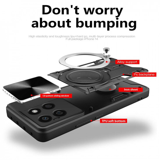 Techsuit CamGuard Pro Honor X8c Black