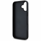 Case Guess Grained Roses Big 4G logo for iPhone 16 black