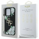 Case Guess Grained Roses Big 4G logo for iPhone 16 Pro Max black