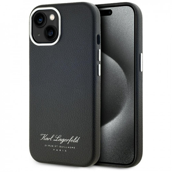 Case Karl Lagerfeld hotel RSG for iPhone 15 black Case Karl Lagerfeld hotel RSG for iPhone 15 black