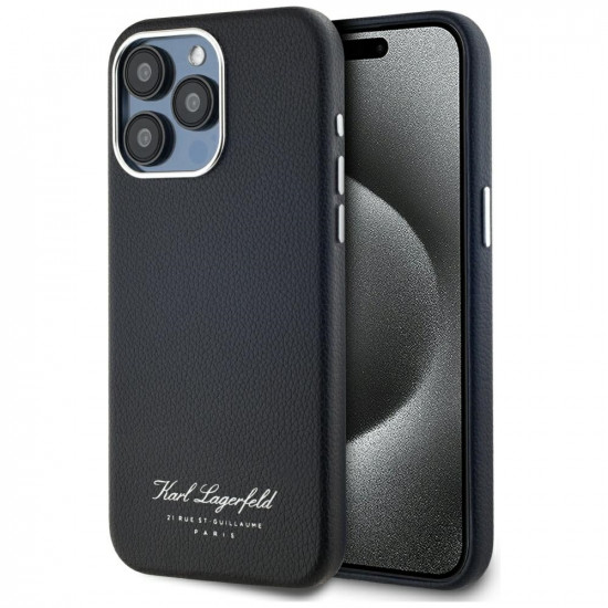 Case Karl Lagerfeld hotel RSG for iPhone 15 Pro black Case Karl Lagerfeld hotel RSG for iPhone 15 Pro black