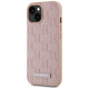 Case Karl Lagerfeld Leather Monogram Metal Logo MagSafe for iPhone 15 pink Case Karl Lagerfeld Leather Monogram Metal Logo MagSafe for iPhone 15 pink