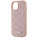 Case Karl Lagerfeld Leather Monogram Metal Logo MagSafe for iPhone 15 pink Case Karl Lagerfeld Leather Monogram Metal Logo MagSafe for iPhone 15 pink