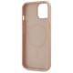 Case Karl Lagerfeld Leather Monogram Metal Logo MagSafe for iPhone 15 pink Case Karl Lagerfeld Leather Monogram Metal Logo MagSafe for iPhone 15 pink