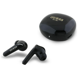 Headphones TWS Guess Flat Classic Logo Electroplated black