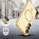 Techsuit Luxury Crystal MagSafe Samsung Galaxy S25 Edge Gold Techsuit Luxury Crystal MagSafe Samsung Galaxy S25 Edge Gold