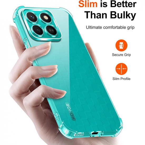 Techsuit Shockproof Clear Silicone Honor X8c Clear Techsuit Shockproof Clear Silicone Honor X8c Clear