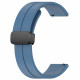 Techsuit Watchband 18mm (W011) Huawei Watch GT 4 (41mm)/W1/Honor Watch S1/Garmin Venu 2S/Vivoactive 4S Blue Techsuit Watchband 18mm (W011) Huawei Watch GT 4 (41mm)/W1/Honor Watch S1/Garmin Venu 2S/Vivoactive 4S Blue