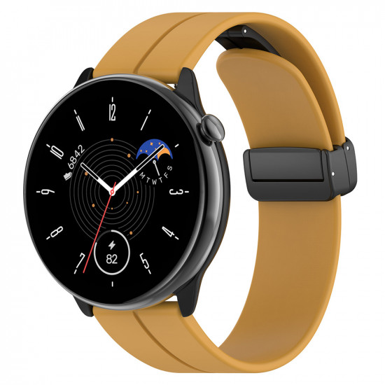 Techsuit Watchband 18mm (W011) Huawei Watch GT 4 (41mm)/W1/Honor Watch S1/Garmin Venu 2S/Vivoactive 4S Yellow Techsuit Watchband 18mm (W011) Huawei Watch GT 4 (41mm)/W1/Honor Watch S1/Garmin Venu 2S/Vivoactive 4S Yellow