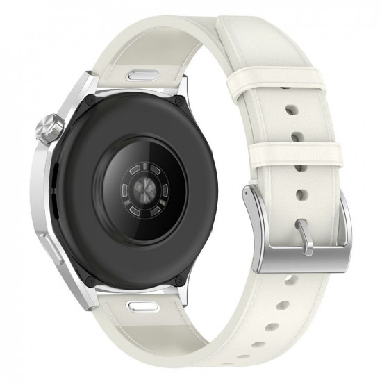 Techsuit Watchband 22mm (W073) Samsung Galaxy Watch (46mm)/Watch 3/Gear S3, Huawei Watch GT/GT 2/GT 3 (46mm) White Techsuit Watchband 22mm (W073) Samsung Galaxy Watch (46mm)/Watch 3/Gear S3, Huawei Watch GT/GT 2/GT 3 (46mm) White