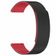 Techsuit Watchband 18mm (W074) Huawei Watch GT 4 (41mm)/W1/Honor Watch S1/Garmin Venu 2S/Vivoactive 4S Black / Red Techsuit Watchband 18mm (W074) Huawei Watch GT 4 (41mm)/W1/Honor Watch S1/Garmin Venu 2S/Vivoactive 4S Black / Red