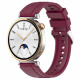 Techsuit Watchband 18mm (W075) Huawei Watch GT 4 (41mm)/W1/Honor Watch S1/Garmin Venu 2S/Vivoactive 4S Bordeaux Techsuit Watchband 18mm (W075) Huawei Watch GT 4 (41mm)/W1/Honor Watch S1/Garmin Venu 2S/Vivoactive 4S Bordeaux