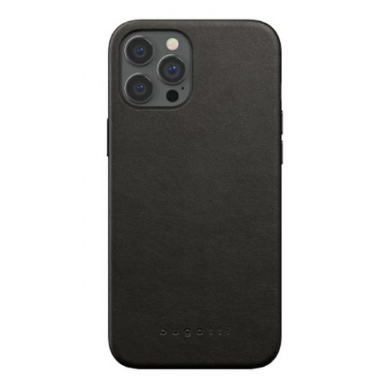 Bugatti Porto Full Wrap iPhone 12 Pro Max Black/Black 42646 Bugatti Porto Full Wrap iPhone 12 Pro Max Black/Black 42646