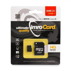 128GB Imro+adp 10C microSD memory card 128GB Imro+adp 10C microSD memory card