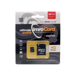 16GB Imro+ adp 10C microSD memory card 16GB Imro+ adp 10C microSD memory card