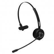 Xqisit Mono Wireless Headset w/ Mic Lite Black/Black 43586