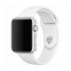 Mercury Silicon Apple Watch Strap 42/44/45mm White Mercury Silicon Apple Watch Strap 42/44/45mm White
