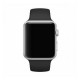 Mercury Silicon Apple Watch strap 42/44/45 mm black/black
