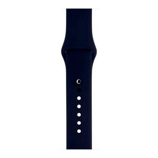 Mercury Silicon Apple Watch Strap 42/44/45mm Blue/Navy Mercury Silicon Apple Watch Strap 42/44/45mm Blue/Navy