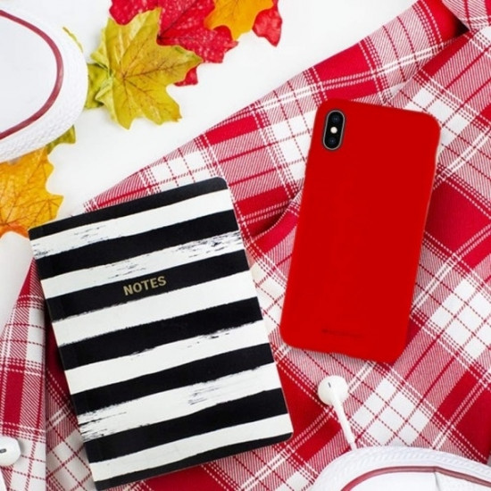 Mercury Silicone iPhone 15 Pro Max 6.7" red Mercury Silicone iPhone 15 Pro Max 6.7" red
