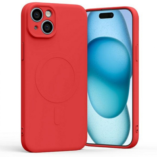 Mercury MagSafe Semi-Silicone iPhone 15 Plus / 14 Plus 6.7" red Mercury MagSafe Semi-Silicone iPhone 15 Plus / 14 Plus 6.7" red